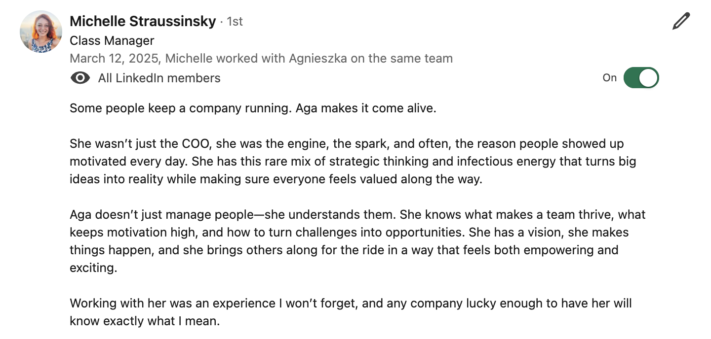 Testimonial naga operations